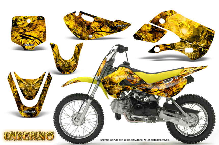 Kawasaki KLX110 2002-2009 Graphics