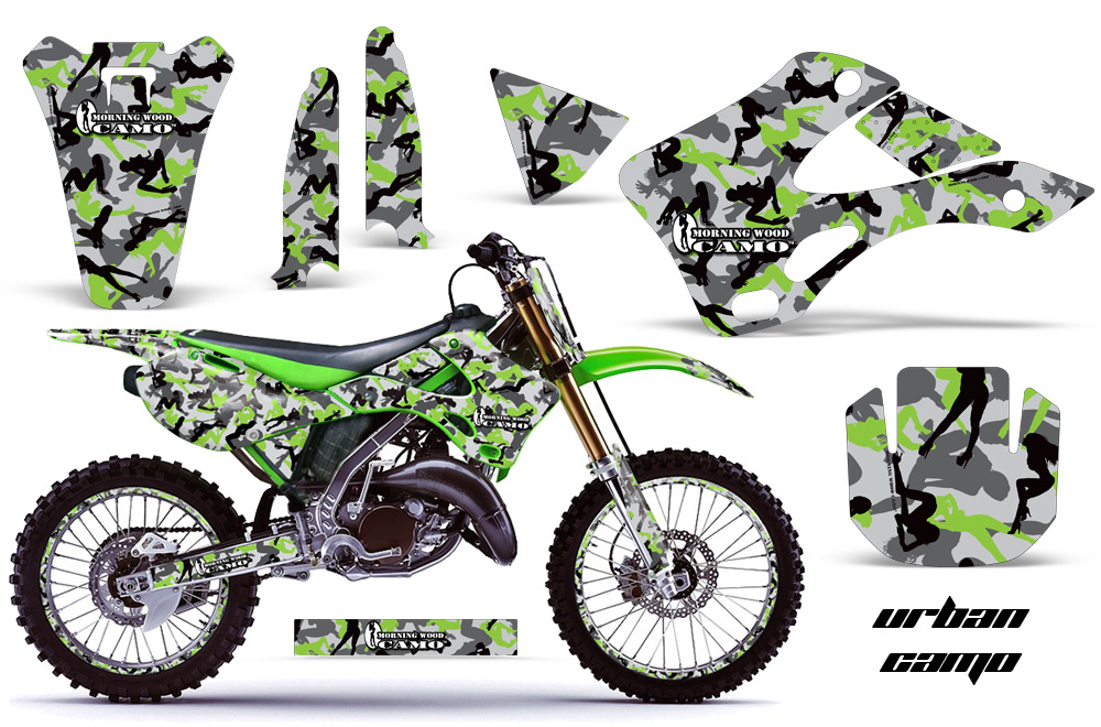 Наклейки на эндуро. Кавасаки KX 250 1999. Кавасаки KX 125 2002. Графика на кроссовый мотоцикл Кайо 125. KX 250 камуфляж.